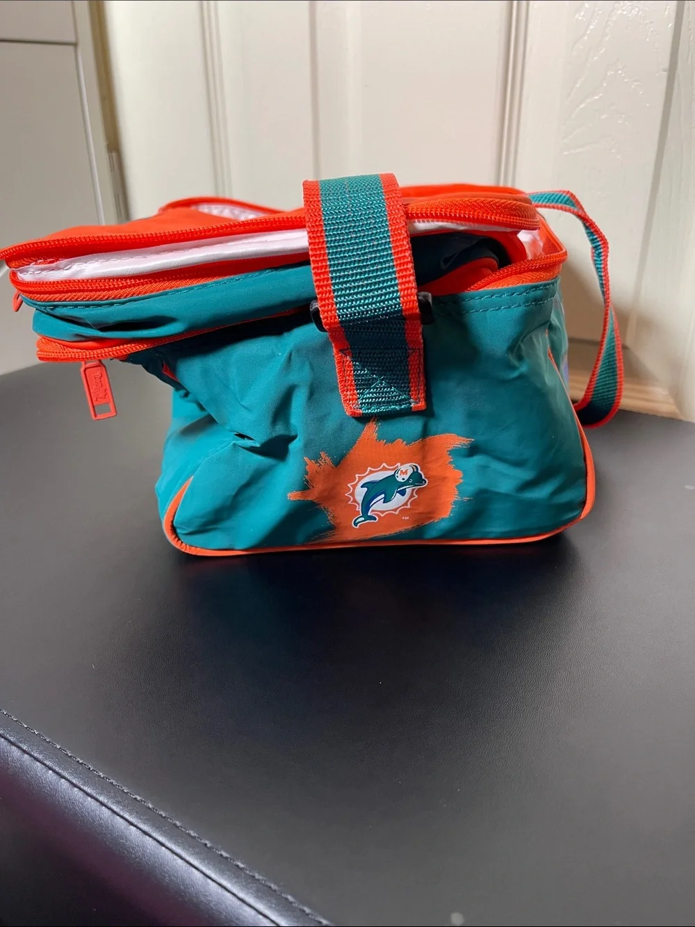 NFL Miami Dolphins Teal and Orange Lunch Box